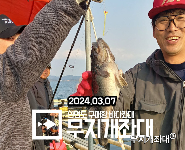 3월안면도구매항좌대우럭낚시